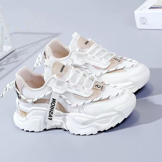 Damen Atmungsaktive und modische Chunky Sneakers