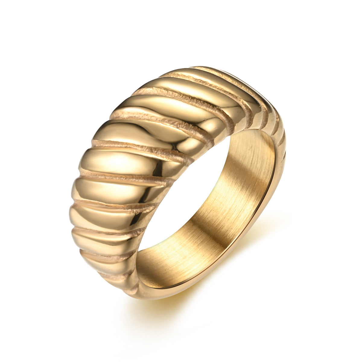 Damen Ring mit kunstvollem, gewundenem Design Shop Nory