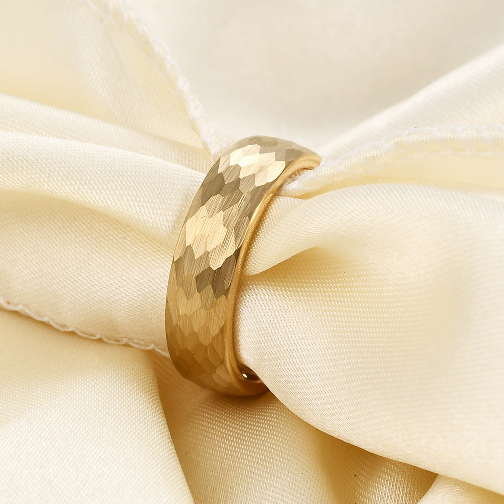 Herren Ring aus Wolframkarbid mit strukturiertem Oberflächenfinish Shop Nory