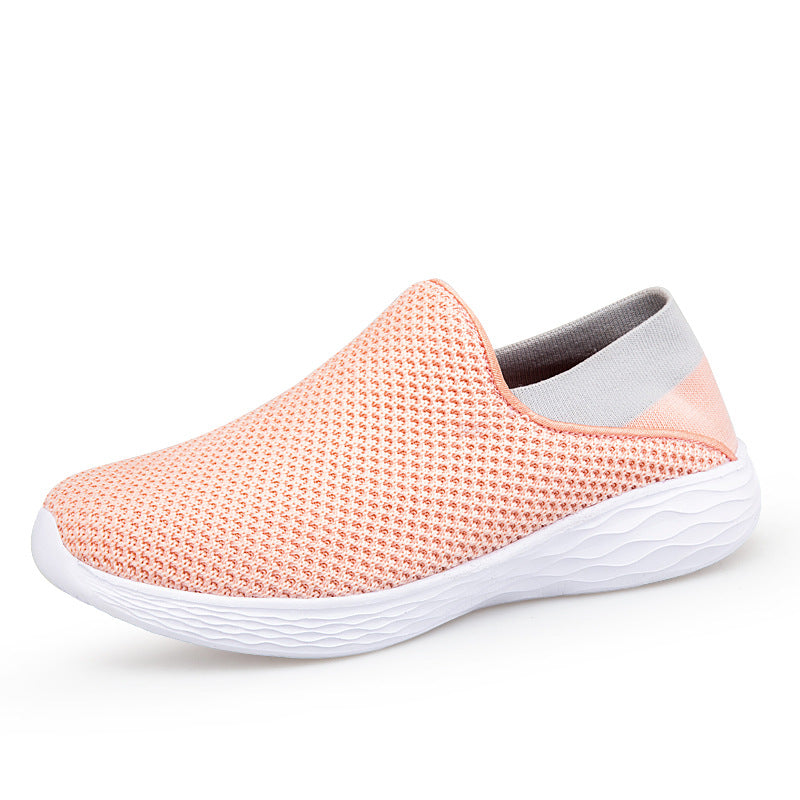 Unisex nan Einstiegs-Komfortschuh mit nahtlosem Strickschaft und dämpfender Leichtschaumsohle