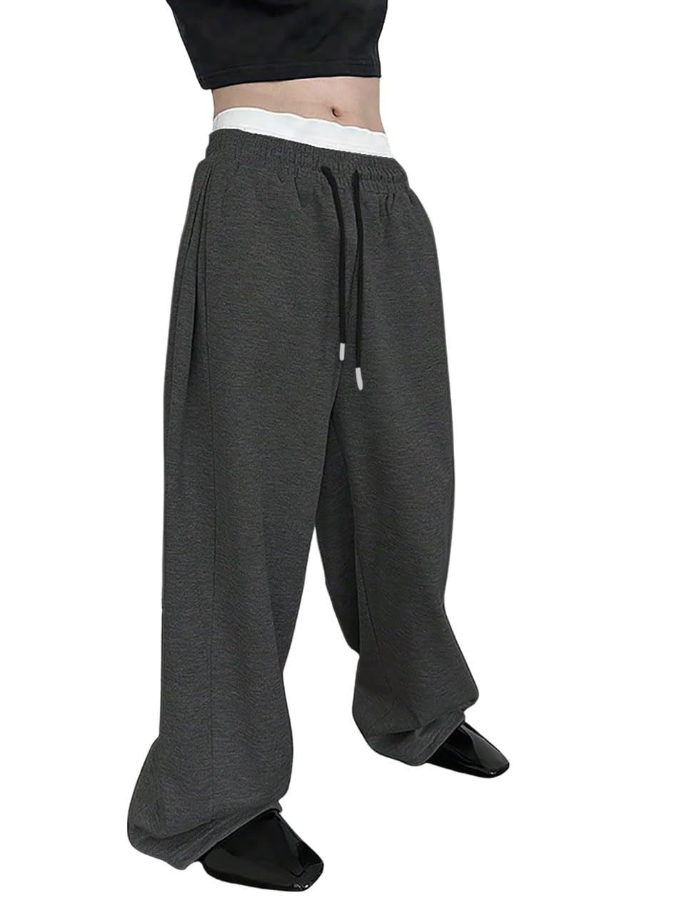 Unisex nan lässige Oversize Jogginghose mit elastischem Bund und Kordelzug Shop Nory