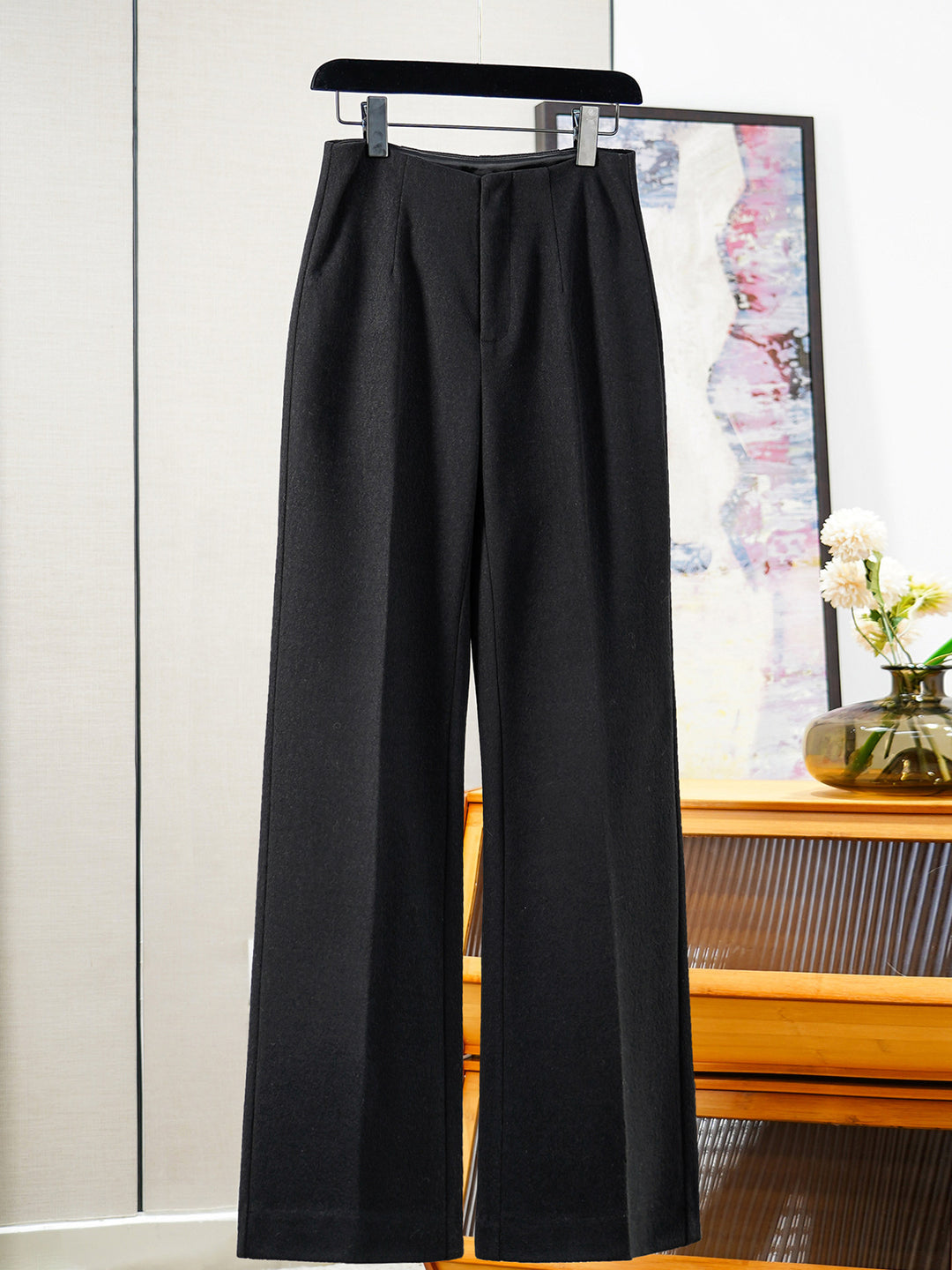 Damen Modische weite Schnitt Hose Shop Nory