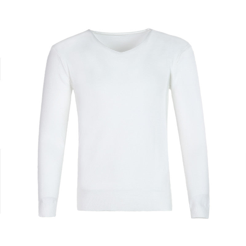 Herren klassischer V-Ausschnitt Pullover