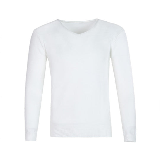 Herren klassischer V-Ausschnitt Pullover