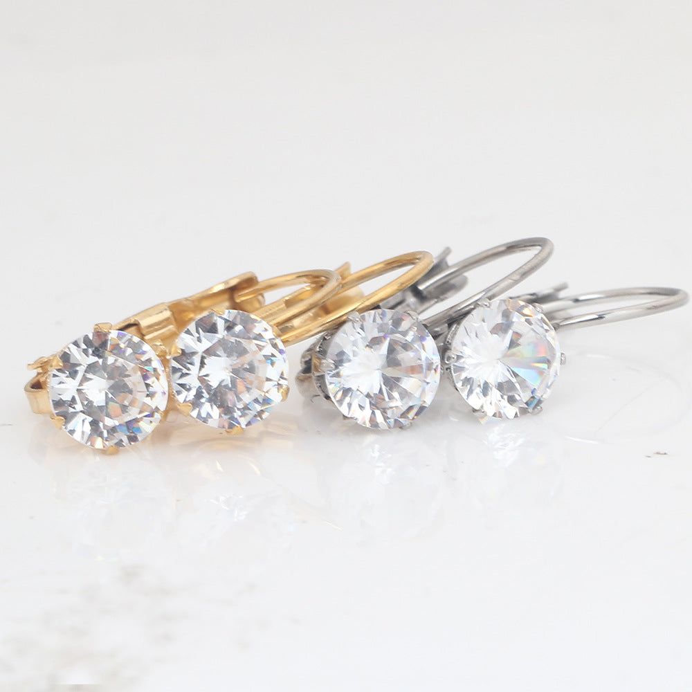 Damen Ohrhänger mit eleganten Kristall-Details Shop Nory