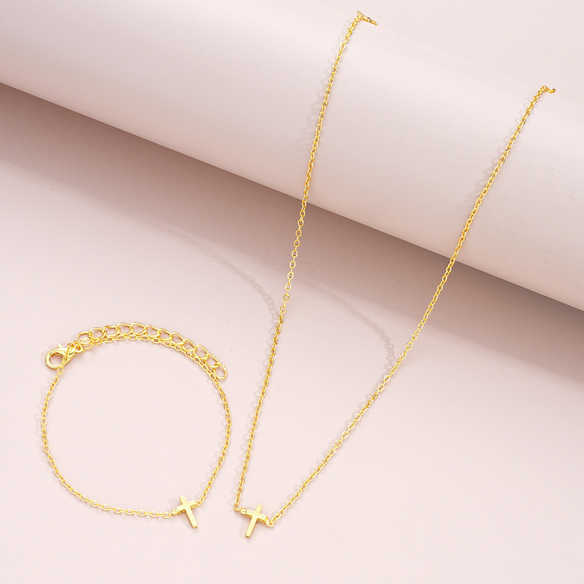 Damen Schmuckset mit zarten Kreuzanhängern Shop Nory