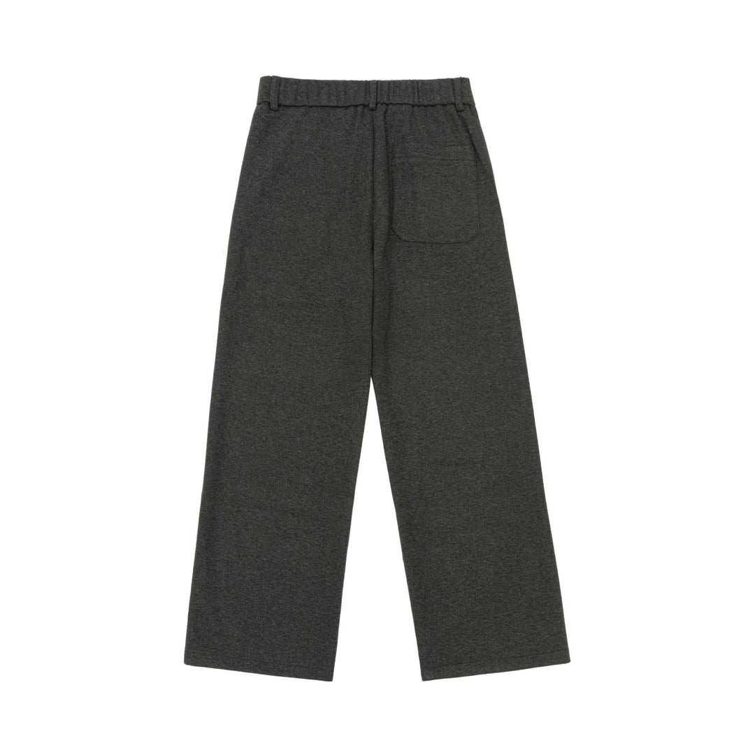 Damen Hochtaillierte Bundfalten-Jerseyhose mit weitem Bein Shop Nory