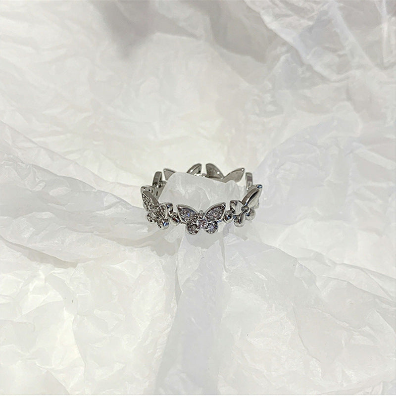 Damen eleganter und funkelnder Ring mit Zirkonia Shop Nory
