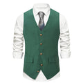 Herren elegante Anzugweste mit feinen Details und praktischen Taschen