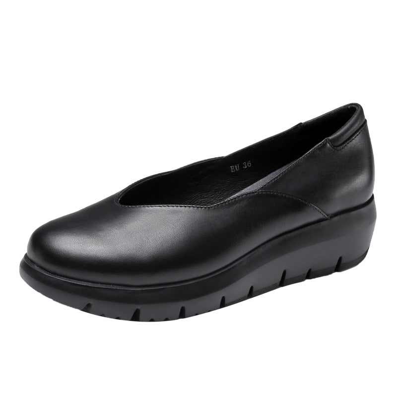 Damen Bequeme Wedgeslipper mit gepolstertem Innensohle und rutschfester Sohle Shopnory