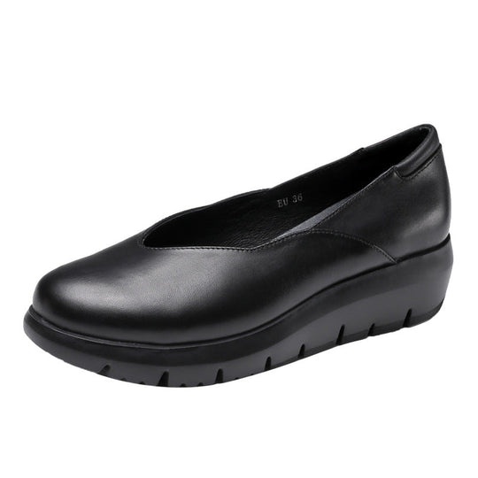 Damen Bequeme Wedgeslipper mit gepolstertem Innensohle und rutschfester Sohle Shopnory