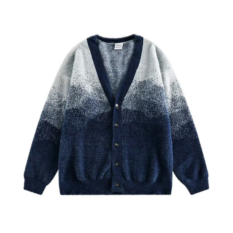 Damen Gemütliche Strickjacke mit Knopfleiste und V-Ausschnitt Shop Nory
