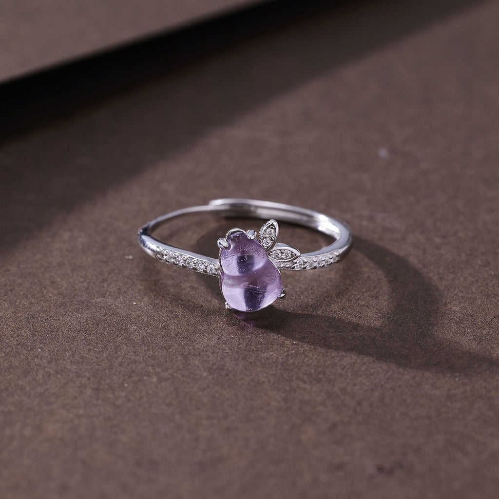 Damen Ring mit kunstvollem Blumenmuster und funkelnden Zirkonia Shop Nory