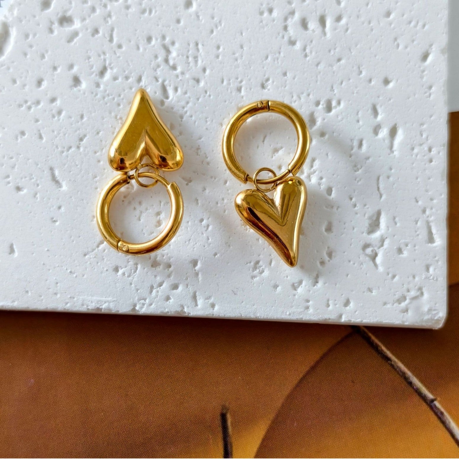 Damen Herzförmige Hängele earrings Shop Nory