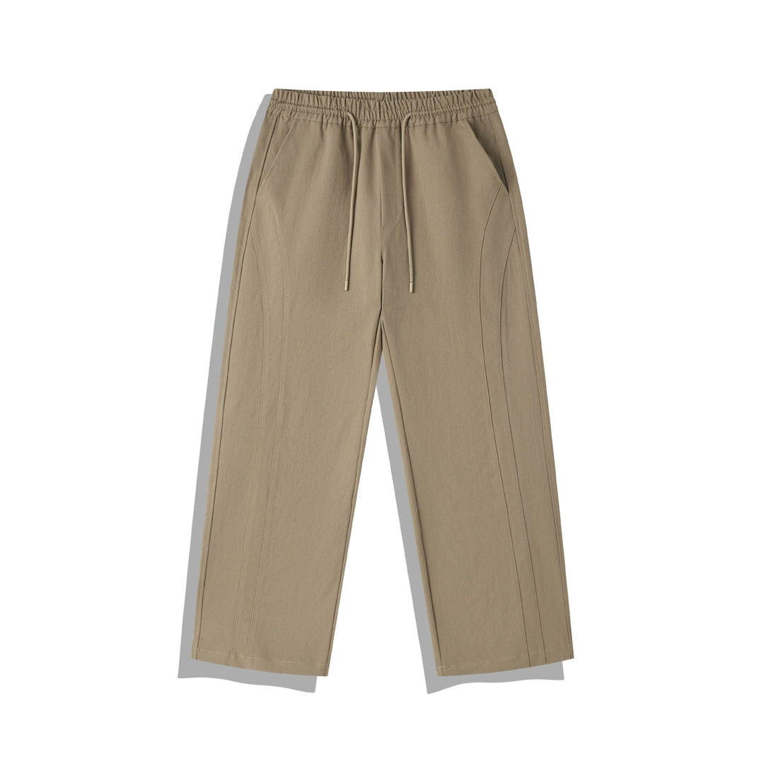 Damen Cropped-Hose im Relaxed-Fit mit Elastikbund, Tunnelzug und Ziersteppungen Shop Nory