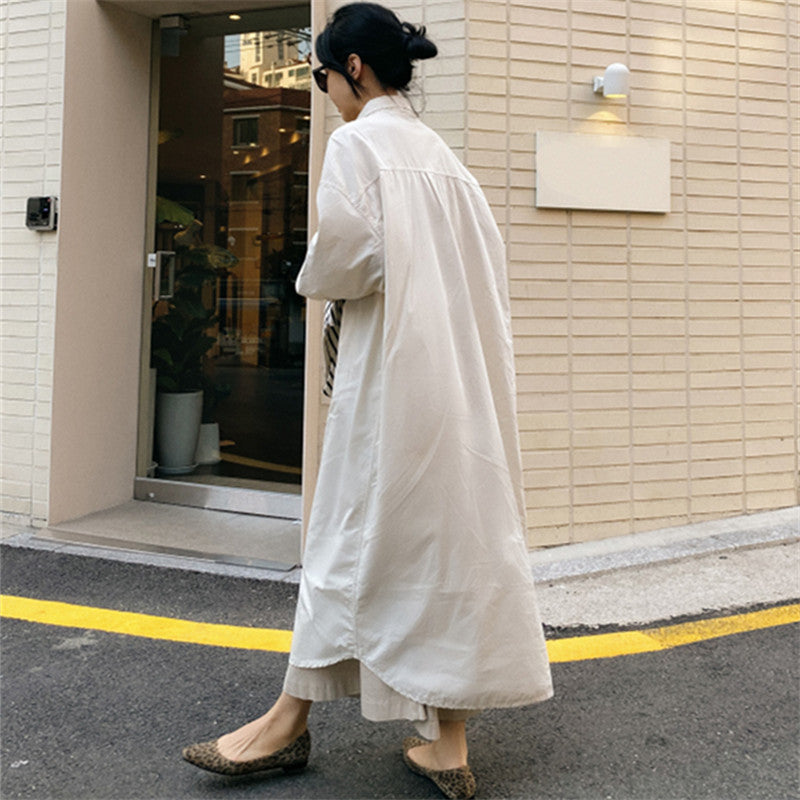 Damen Oversize-Hemdblusenkleid mit langer Knopfleiste und Brusttasche Shop Nory