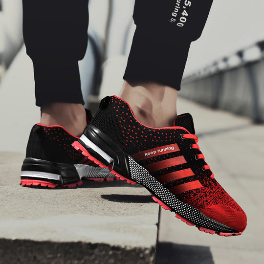 Herren leichte atmungsaktive Lauf‑ und Trail‑Sneaker mit verstärkter Fersendämpfung und griffiger Outdoorlaufsohle Shop Nory