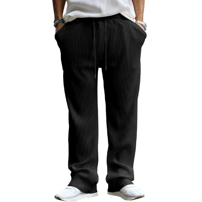 Herren Gerippte weite Freizeithose mit Kordelzug Shop Nory