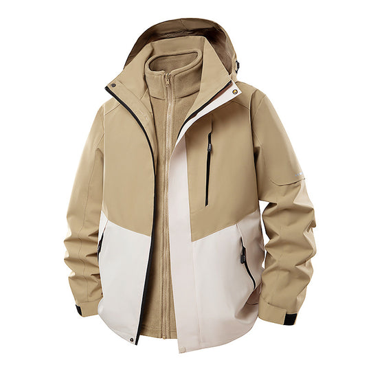 Herren Multifunktionale Winterjacke mit abnehmbarer Kapuze Shop Nory