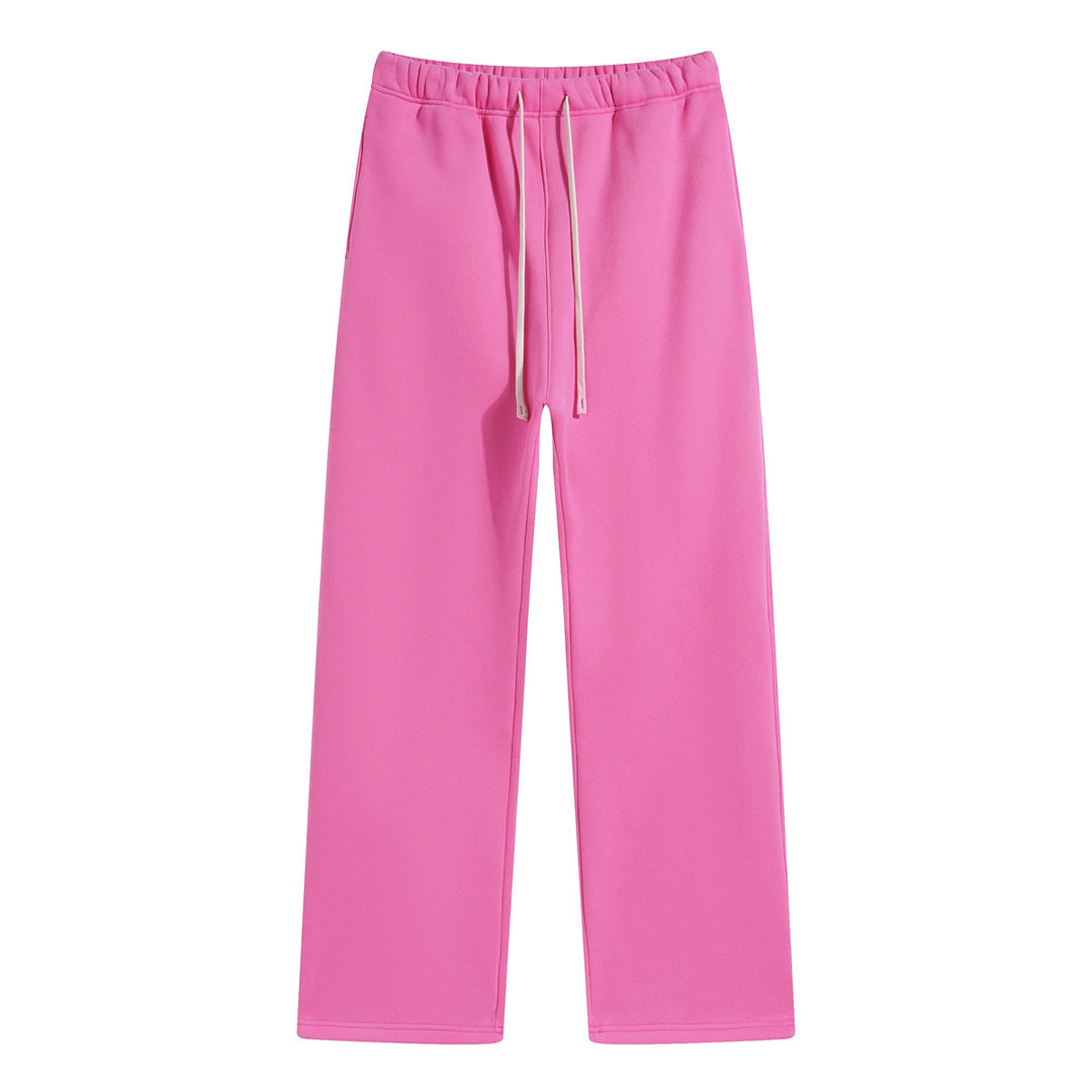 Damen nan weite Relax-Sweathose mit elastischem Komfortbund, kontrastierendem Kordelzug und geradem Bein Shop Nory