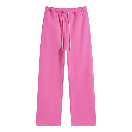 Damen nan weite Relax-Sweathose mit elastischem Komfortbund, kontrastierendem Kordelzug und geradem Bein Shop Nory