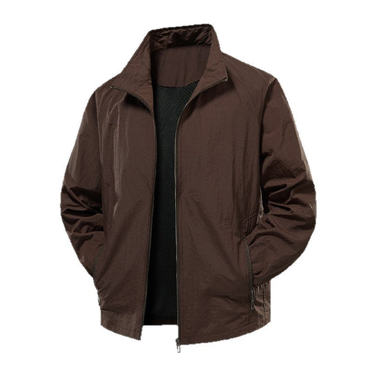 Herren Ultraleichter Windbreaker mit atmungsaktivem Mesh-Futter und verdecktem Reißverschluss Shop Nory