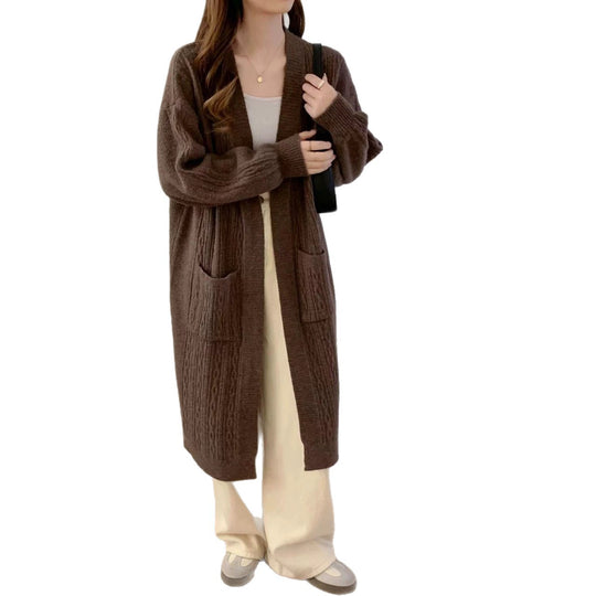 Damen Gemütliche Strickjacke mit Taschen Shop Nory