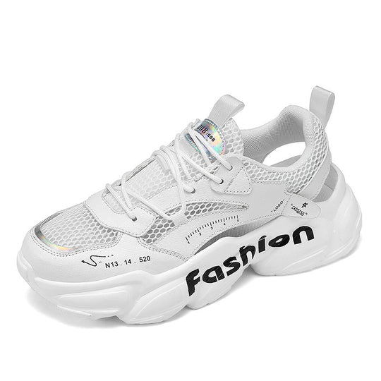 Unisex Voluminöse Chunky-Sneaker mit atmungsaktivem Mesh und profilierter Plateausohle Shopy Nory