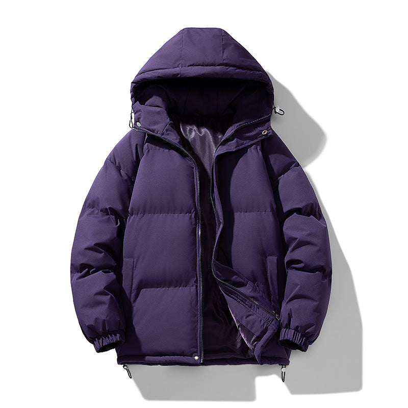 Unisex Gepolsterte Kapuzensteppjacke mit Thermoisolierung und verstellbarem Saum Shop Nory