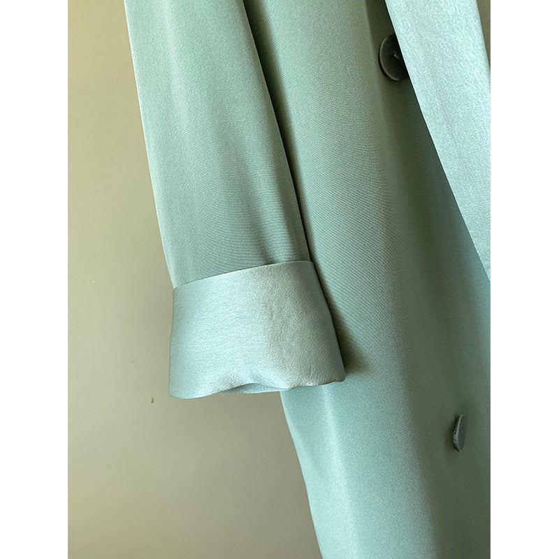 Damen Eleganter Blazer mit schimmerndem Revers Shop Nory