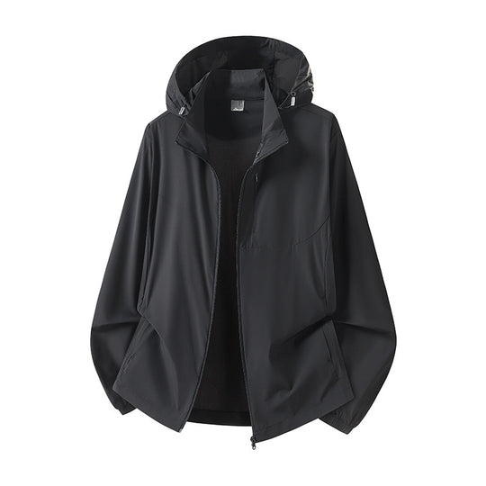 Damen Leichter Windbreaker mit Kapuze Shop Nory