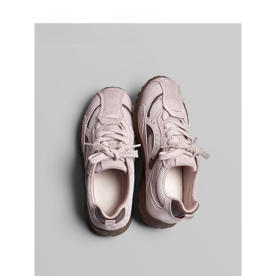 Damen Chunky Retro-Sneaker mit gepolsterter Komfortsohle und profilierter Gummisohle Shop Nory