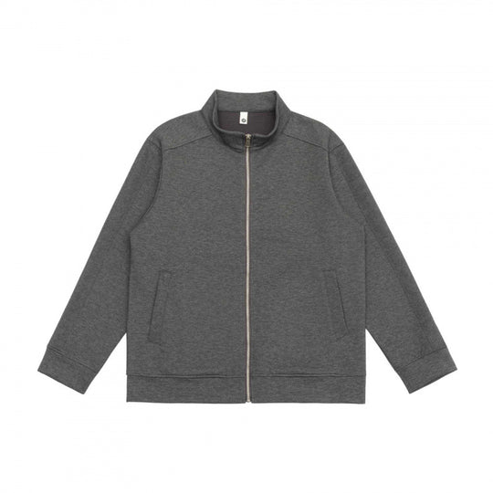 Unisex Boxy-Trainingsblouson mit durchgehendem Reißverschluss, Stehkragen und eingesetzter Seitenpaspel Shop Nory