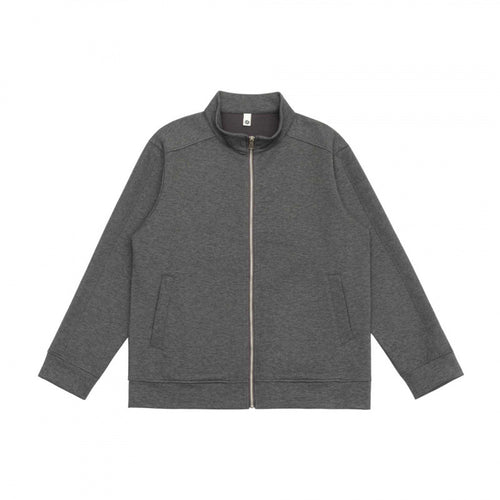 Unisex Boxy-Trainingsblouson mit durchgehendem Reißverschluss, Stehkragen und eingesetzter Seitenpaspel Shop Nory