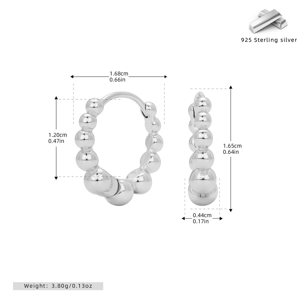 Damen Ohrhänger mit luxuriösen Perlenakzenten aus hochwertigem 925 Sterling Silber Shop Nory
