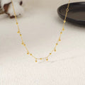 Damen Zarte Perlenkette Shop Nory