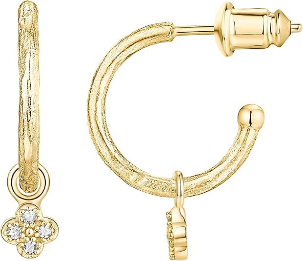 Damen Ohrringe mit glänzendem Tropfenanhänger und einzigartigem Texturdesign Shop Nory