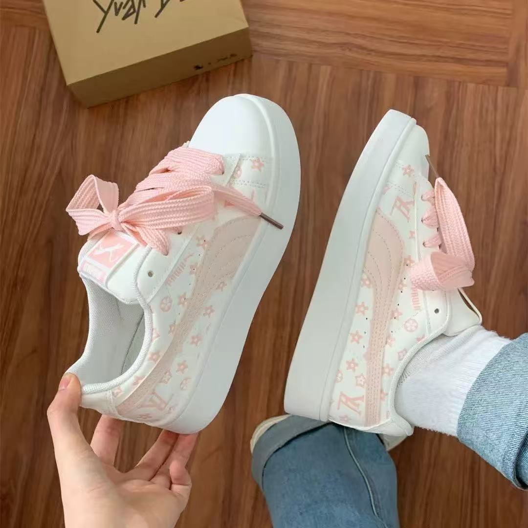 Damen Sneaker mit modischem Print und dämpfender Sohle Shopnory