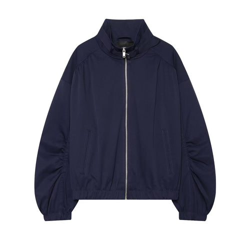 Damen Kurzjacke mit Stehkragen und gerafften Ballonärmeln Shop Nory