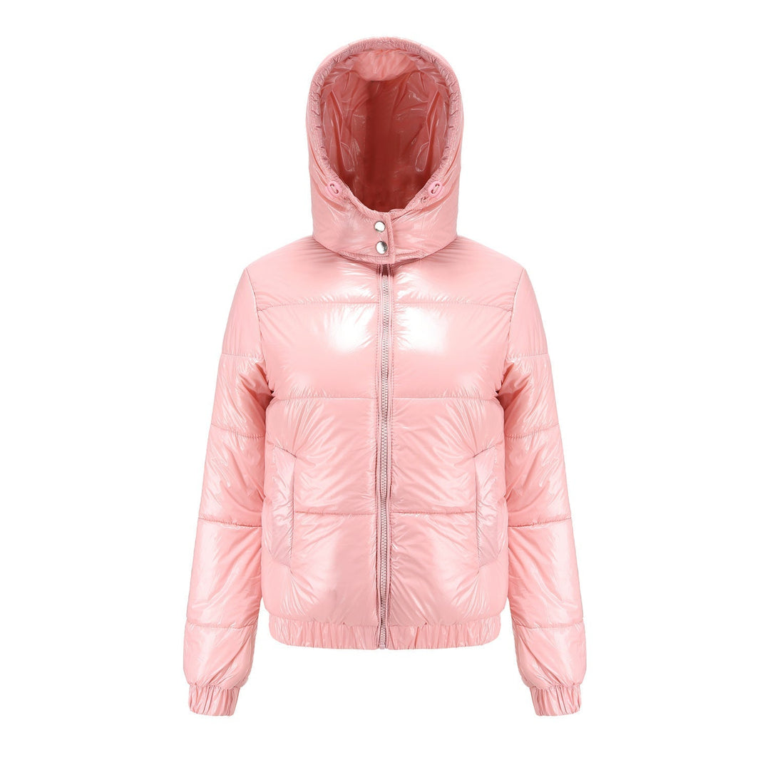 Glänzende Wasserabweisende Thermo Komfort Winterjacke Damen | Shop Nory