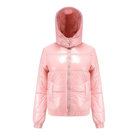 Glänzende Wasserabweisende Thermo Komfort Winterjacke Damen | Shop Nory