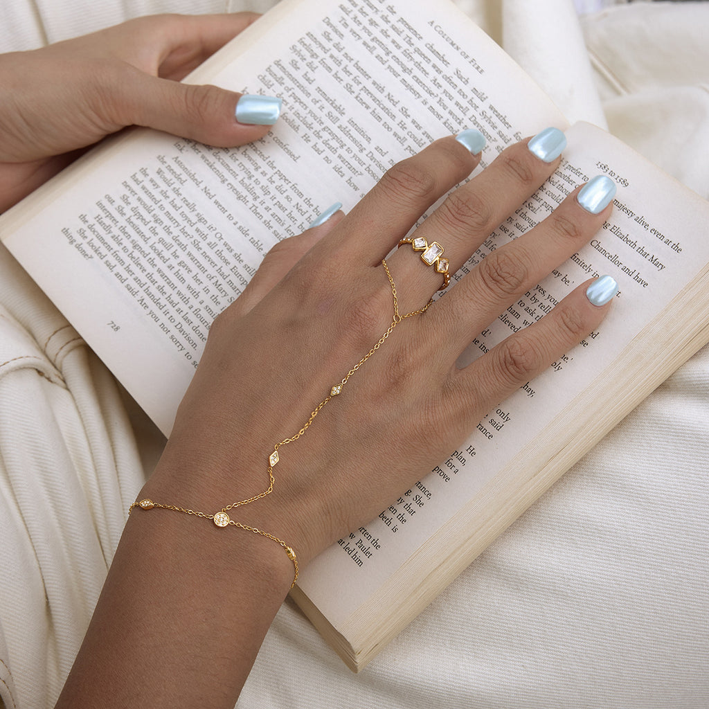Damen Armband mit eleganten Zirkonia-Details und hypoallergener Edelstahlverarbeitung Shop Nory