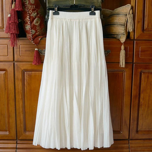 Damen Eleganter und fließender Maxirock Shop Nory