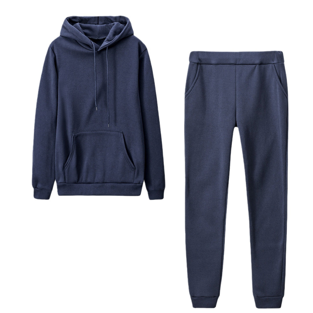 Damen nan Cozy-Loungewear-Set mit oversized Hoodie, Kängurutasche und schmaler Highwaist-Jogginghose Shop Nory