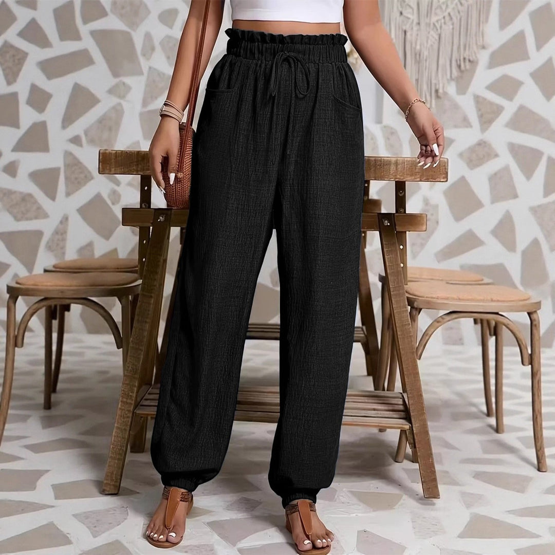 Damen weite Paperbag-Hose Shop Nory