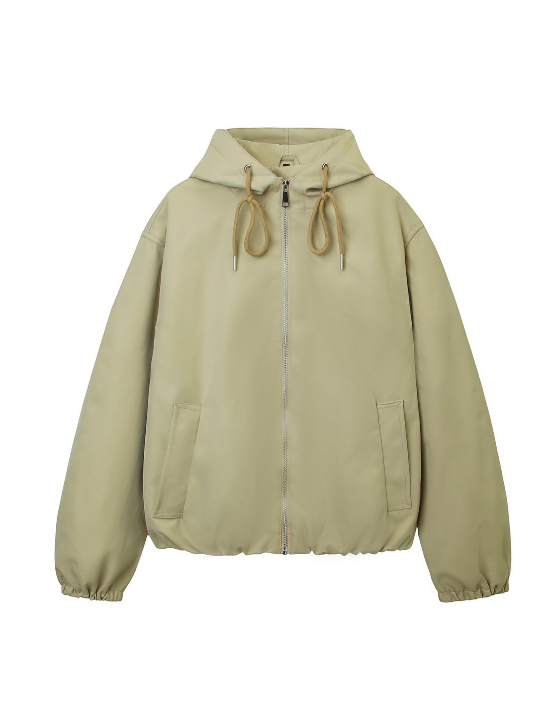 Damen Kapuzen-Bomberjacke mit gerafftem Saum und Eingrifftaschen Shop Nory