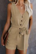 Damen Kurzoverall mit elegantem Schnitt