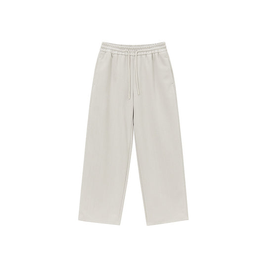 Unisex Relaxed-Fit Loungehose mit hohem Elastikbund, Kordelzug und geradem Bein Shop Nory