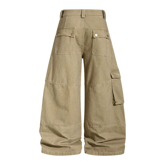 Damen Hochgeschnittene Baggy-Culotte mit Multi-Cargo-Taschen Shop Nory