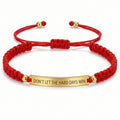 Damen Motivationsarmband mit verstellbarem Knoten und inspirierendem Spruch Shop Nory